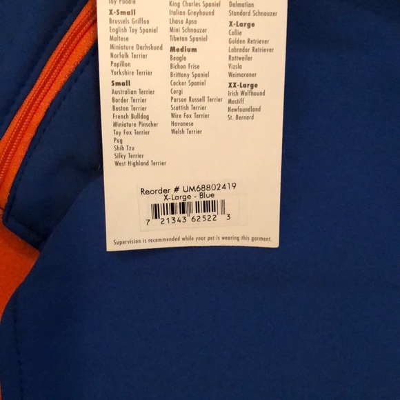 NWT Zack & Zoey Trek Sport Pet Coat - Picture 4 of 5